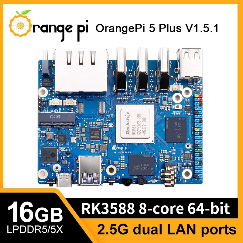 TopElec Orange Pi5 Plus 16GB S - Rk3588 Mini Pc Board ulasan dan harga