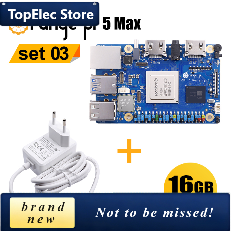 TopElec OrangePi 5 Max 16GB Wi - Orange Pi 5 Max Rk3588 ulasan dan harga